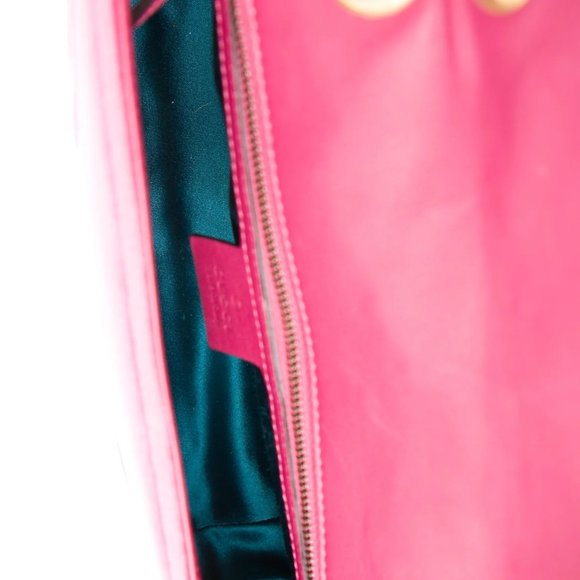 Gucci GG Marmont Shoulder Bag in Pink Velvet NEW WITH DUSTBAG - Picture 5 of 5